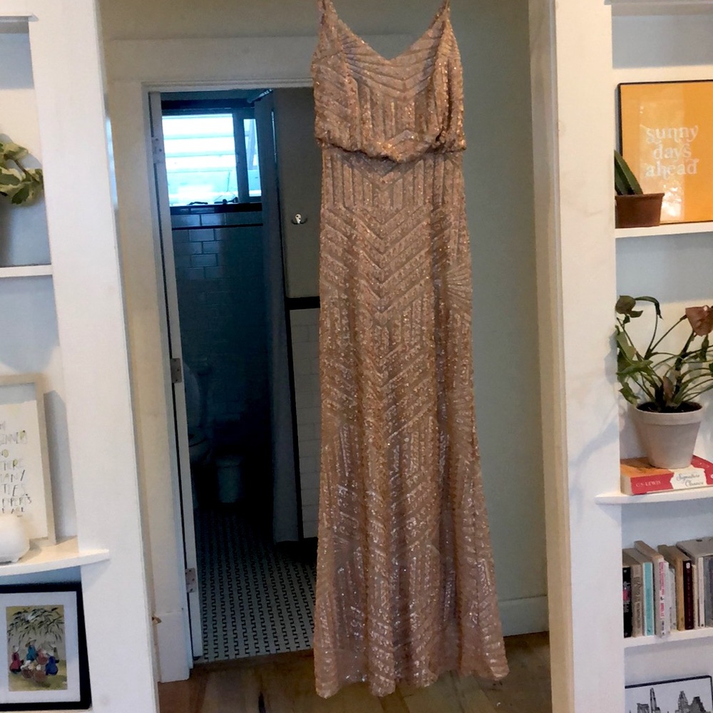 Sequins bridesmaids dress. Worn twice!